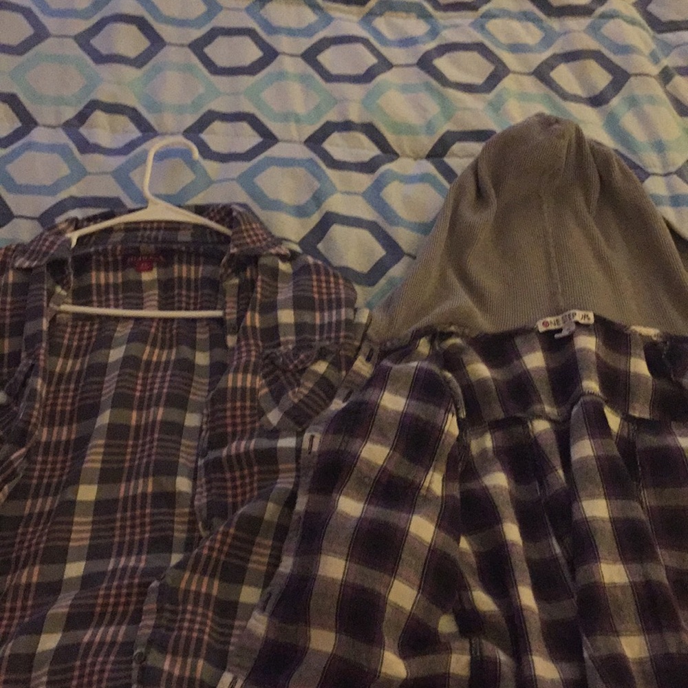 2 For $5 flannel shirts!